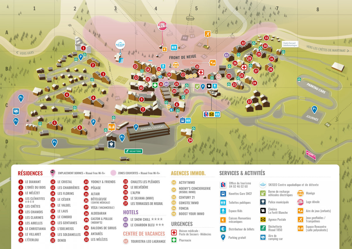 Plan été Risoul 1850