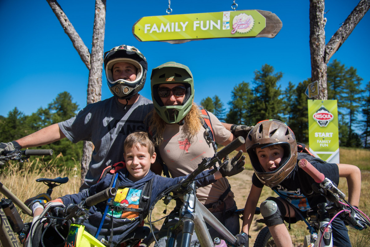 parcours dh family fun risoul