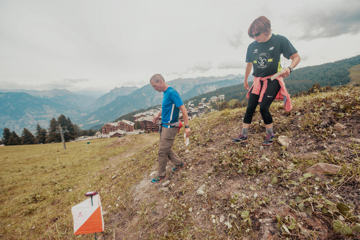 Parcours d'orientation à Risoul 1850