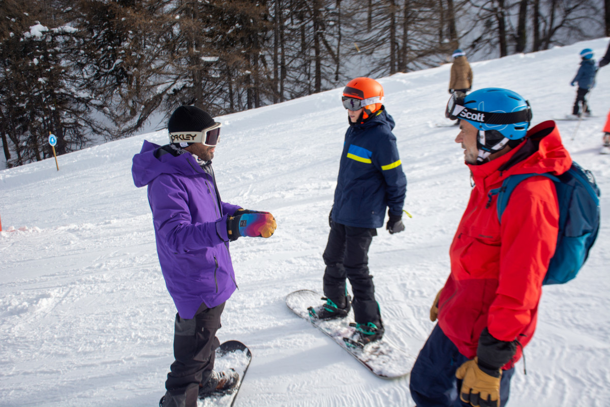 we snowboard school Risoul