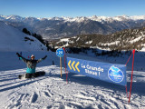 La Grande Bleue du sommet à la station ! 5km de piste!