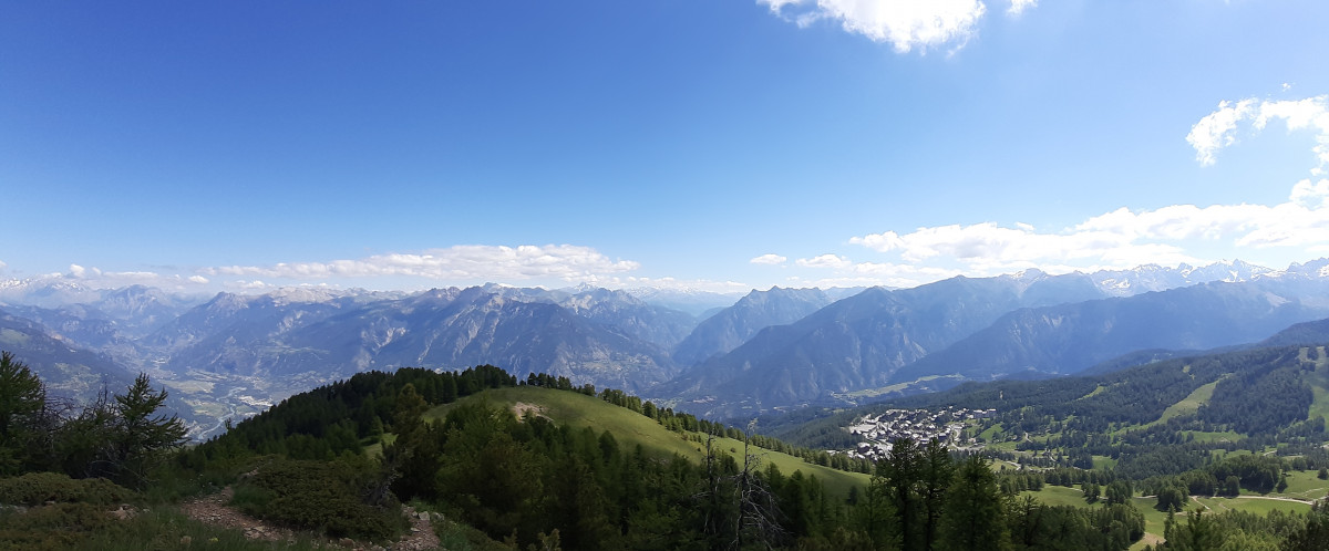 Vue sur la station