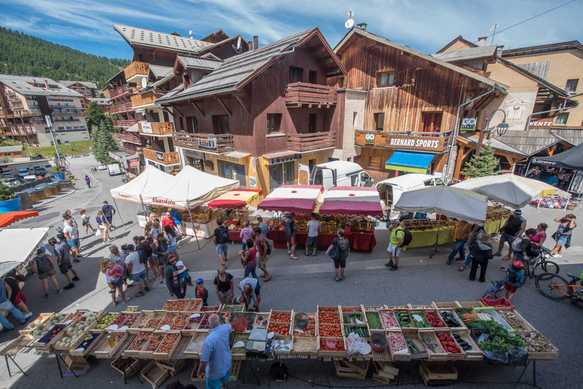 Giorno di mercato Risoul 1850_Risoul