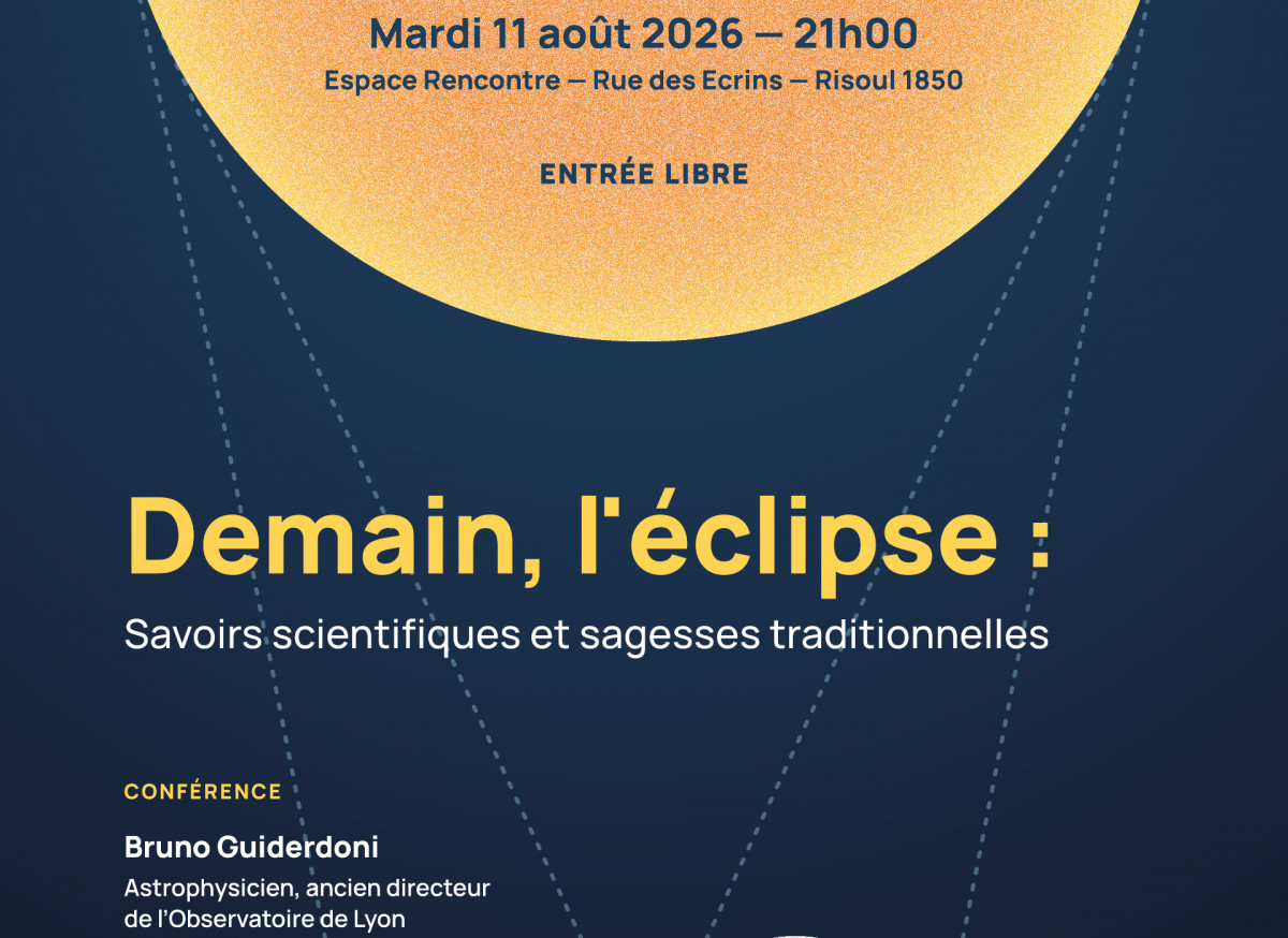 Demain, l'éclipse ! – Conférence de Bruno Guiderdoni_Risoul