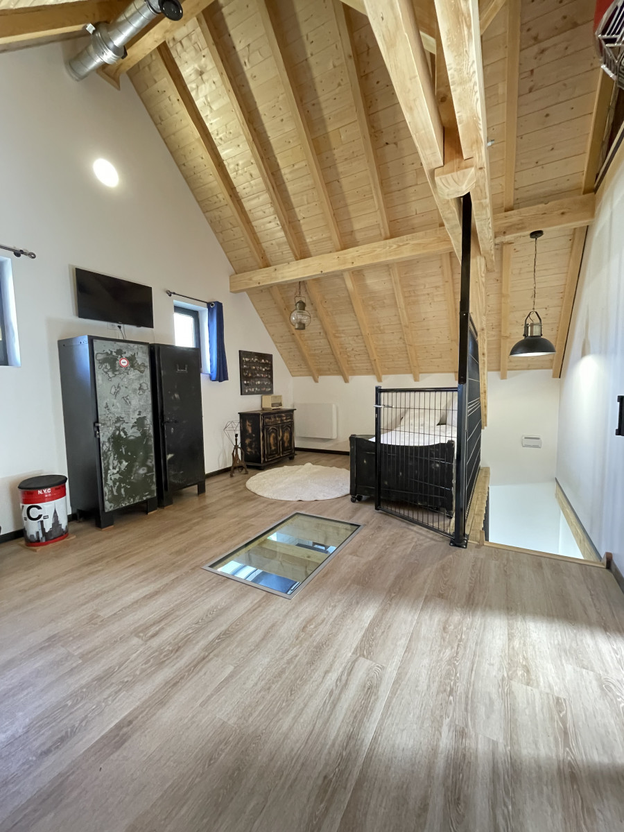Couchage 1 à l'étage 