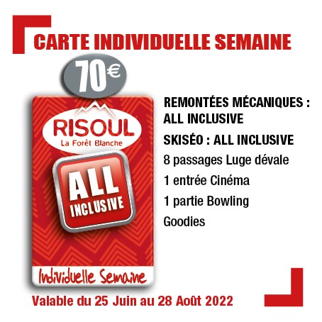 Risoul All Inclusive Individuelle Semaine