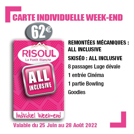 Risoul All Inclusive Individuelle Week-End