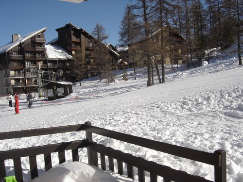 Terrasse - Vue hiver 