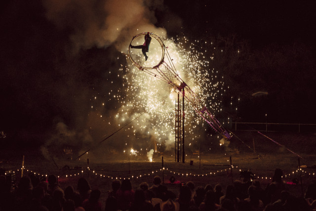 Spectacle La Pyroue Infernale_Risoul Spectacle La Pyroue Infernale_Risoul