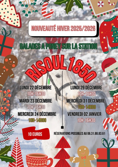 Balade à Poney_Risoul - © écurie des ôtes Balade à Poney_Risoul