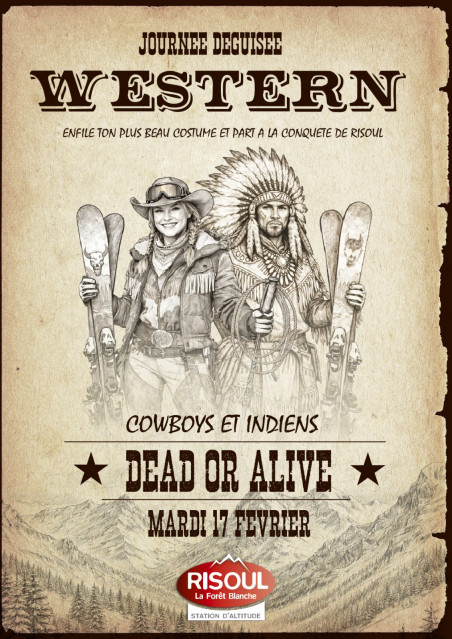 Journée déguisée Western à Risoul_Risoul