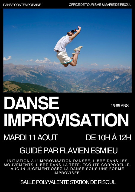 Danse Improvisation guidé par Flavien Esmieu_Risoul