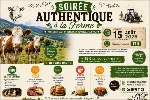 Soirée authentique à la ferme_Risoul Soirée authentique à la ferme_Risoul