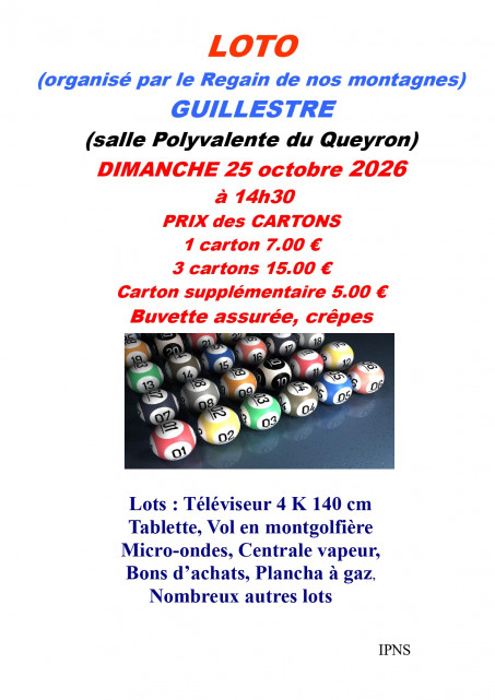 Loto of the Regain of the mountains_Guillestre