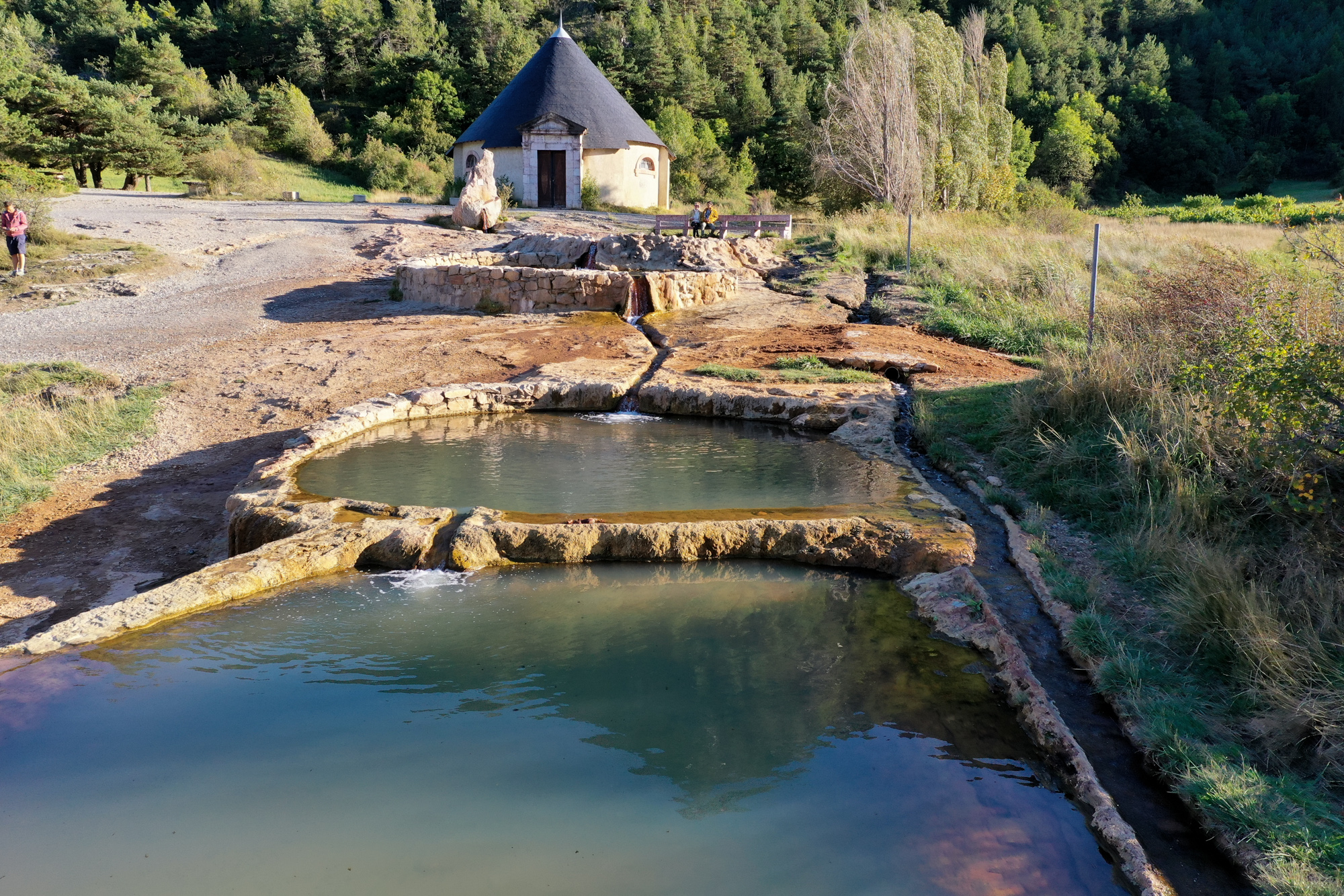 The Plan de Phazy 's hot springs - © office de tourisme de risoul by manu molle